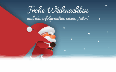Wir wünschen eine schöne Weihnachtszeit